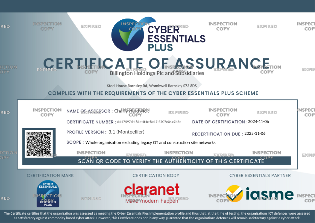 Cyber Essentials Plus – Hoard-it Ltd