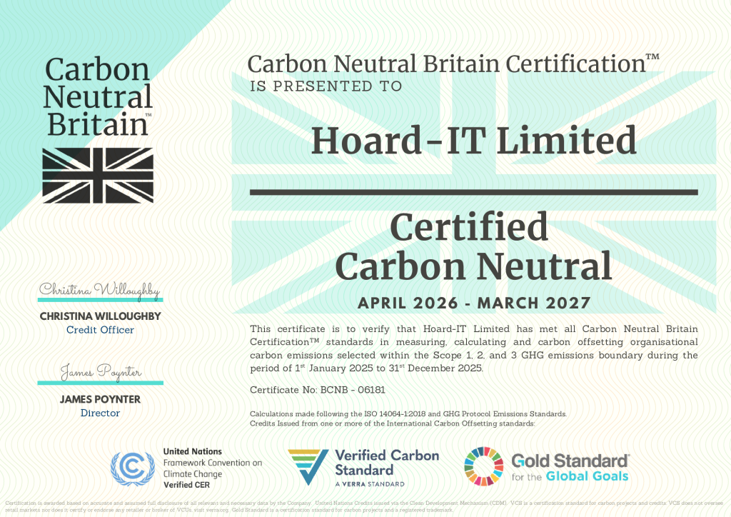Carbon Neutral Certification