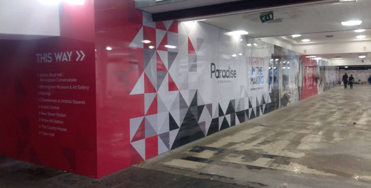 paradise circus hoarding birmingham