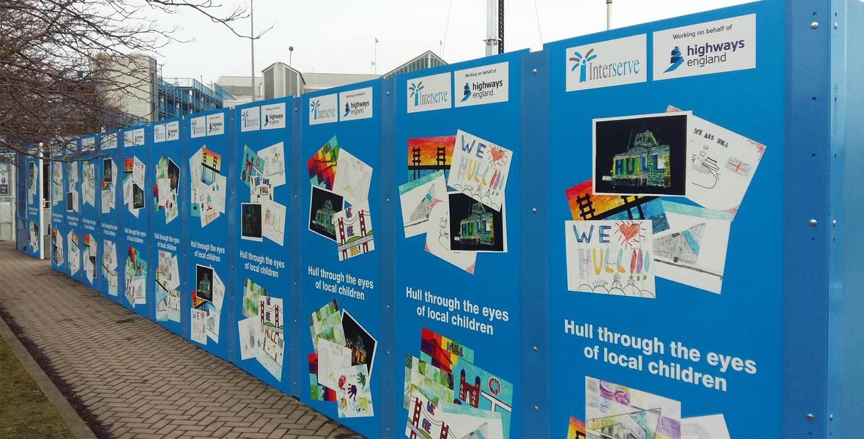 Princes Quay Bridge - hoarding solutions