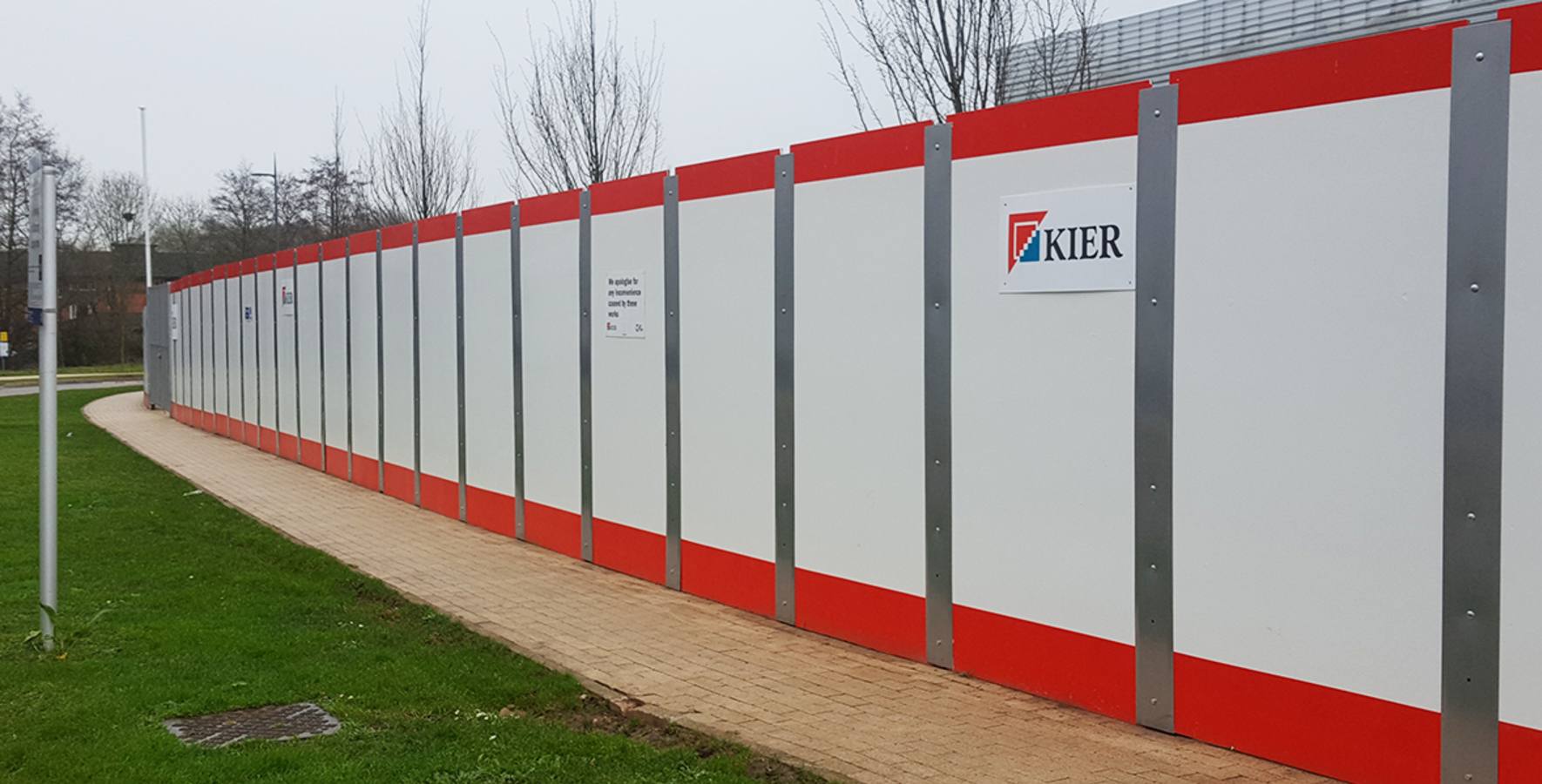 University of Warwick - hoarding solution for Kier