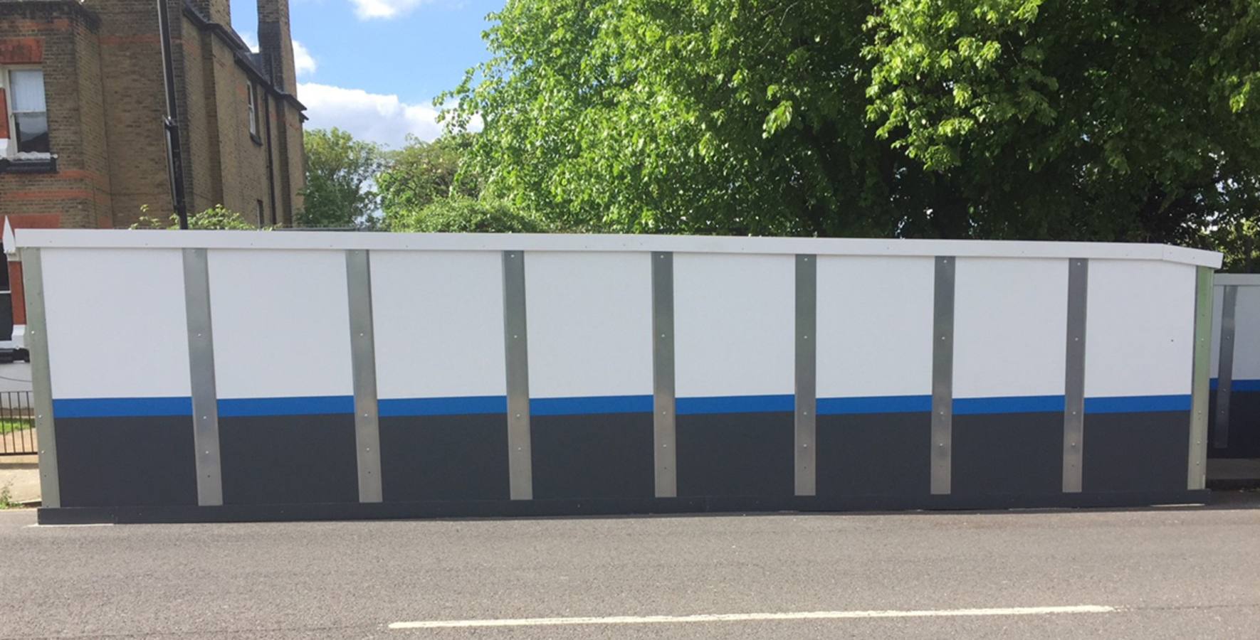 Tufnell Park school Islington - site hoarding from Hoard-it